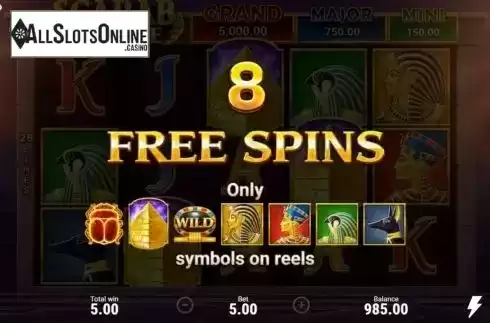 Free Spins 1. Scarab Temple from Booongo