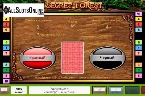 Gamble. Secret Forest from Novomatic