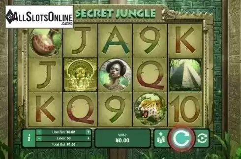 Reel screen. Secret Jungle from RTG