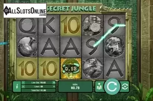 Win screen. Secret Jungle from RTG