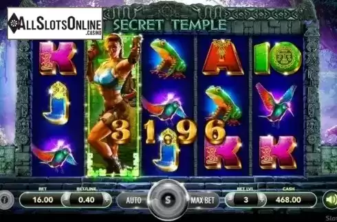 Win Screen 1. Secret Temple from SlotVision