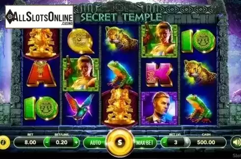Reel Screen. Secret Temple from SlotVision