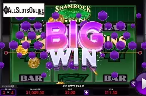 Big Win. Shamrock Spin from Everi