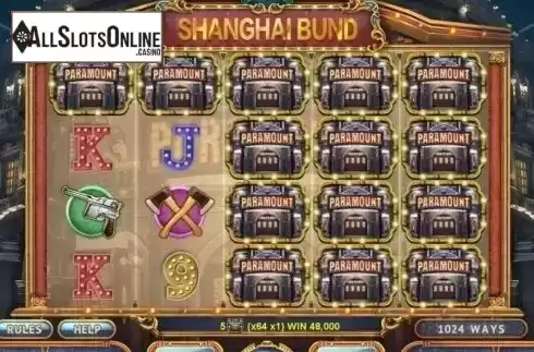 Win Screen. Shanghai Bund from XIN Gaming