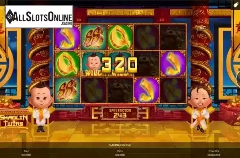 Win Screen 2. Shaolin Twins from Spinmatic