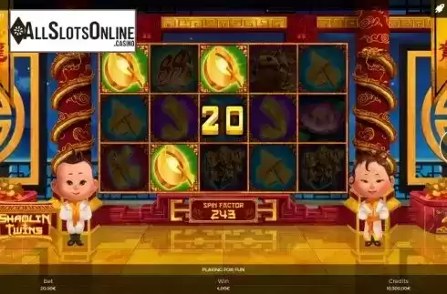 Win Screen 3. Shaolin Twins from Spinmatic