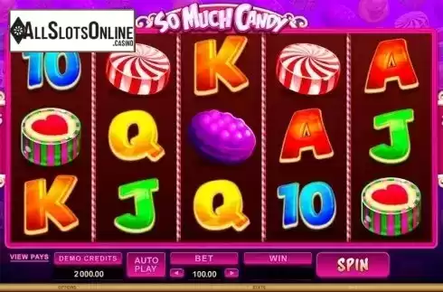 Screen8. So Much Candy from Microgaming