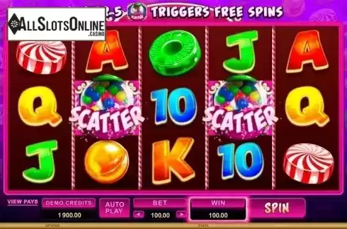 Screen9. So Much Candy from Microgaming