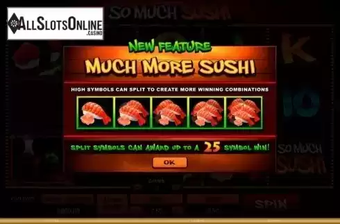 Screen2. So Much Sushi from Microgaming