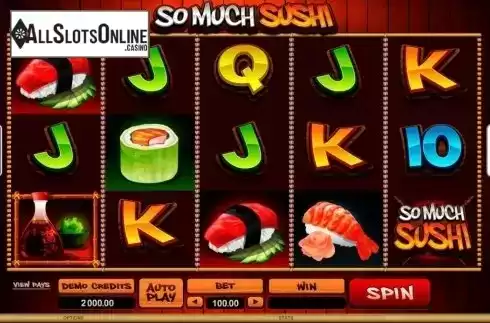 Screen8. So Much Sushi from Microgaming