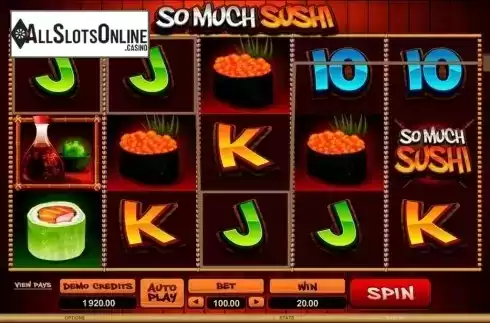 Screen9. So Much Sushi from Microgaming