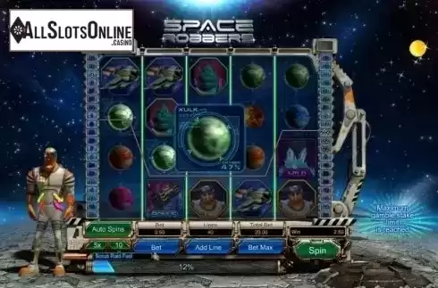 Win Screen 2. Space Robbers from GamesOS