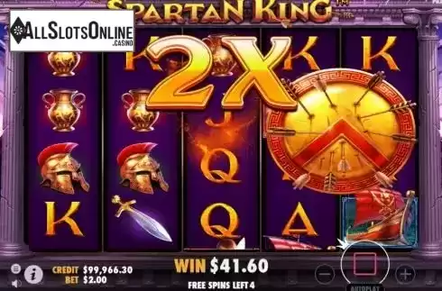 Free Spins 3. Spartan King from Pragmatic Play