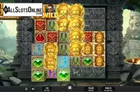 Win Screen. Temple Tumble from Relax Gaming