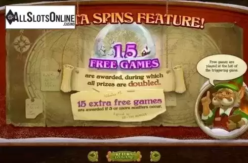 Free Spins 2. The Nice List from RTG