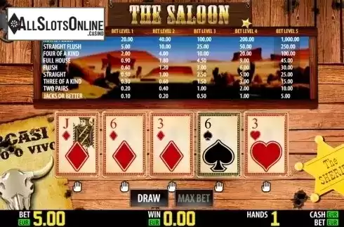 Game workflow . The Saloon HD from World Match
