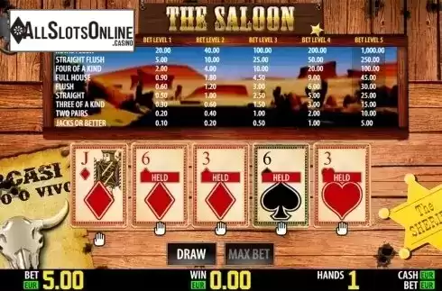 Game workflow 2. The Saloon HD from World Match