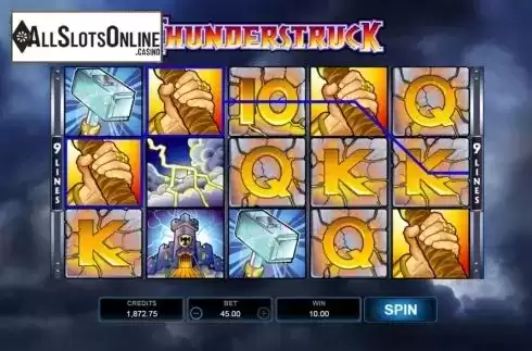 Screen3. Thunderstruck from Microgaming