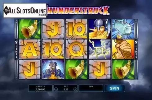 Screen2. Thunderstruck from Microgaming