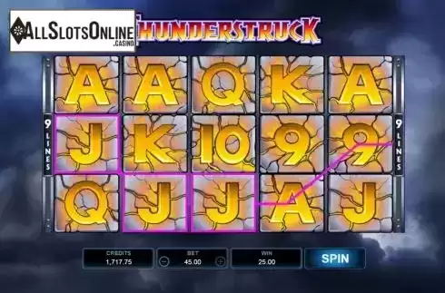 Screen4. Thunderstruck from Microgaming