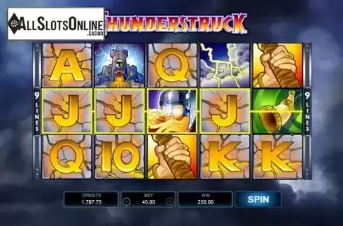 Screen5. Thunderstruck from Microgaming