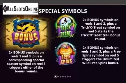 Symbols. Trick 'O' Treat from Cayetano Gaming