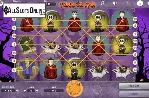 Screen3. Trick or Spin from Booming Games