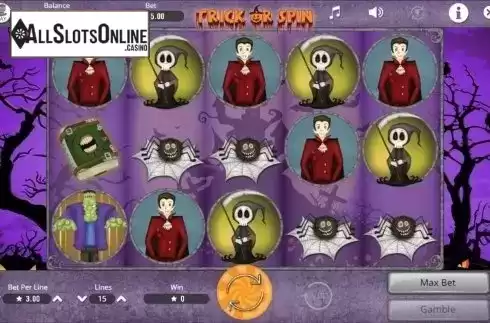 Screen4. Trick or Spin from Booming Games