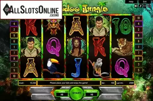 Reel Screen. Voodoo Jungle from Platin Gaming