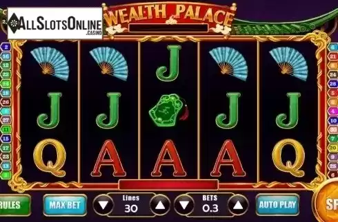 Reel Screen. Wealth Palace from Vela Gaming