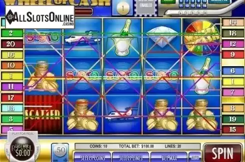 Screen3. Wheel of Cash from Rival Gaming