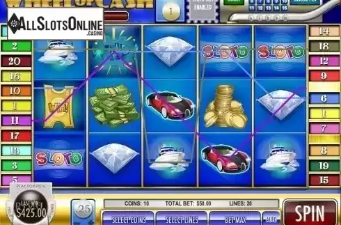 Screen5. Wheel of Cash from Rival Gaming