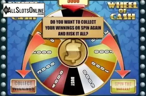 Screen8. Wheel of Cash from Rival Gaming