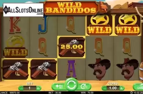 Win screen 1. Wild Bandidos from 7mojos