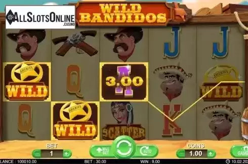 Win screen 2. Wild Bandidos from 7mojos