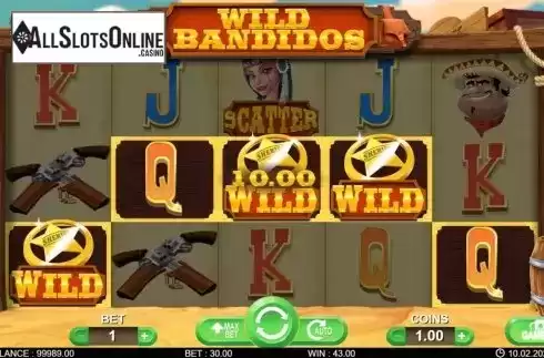 Win screen 3. Wild Bandidos from 7mojos
