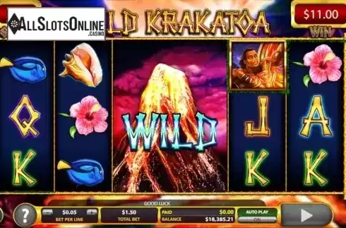 Free Spins. Wild Krakatoa from 2by2 Gaming