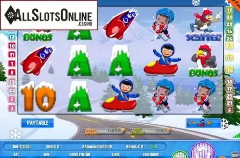 Screen2. Winter Sports from Portomaso Gaming