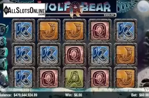 Reel Screen. Wolf and Bear from Mobilots