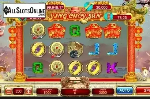 Reel screen. Ying Choy Sun from Popular Gaming