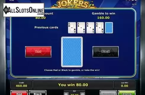 Double Up. Jokers Casino from Greentube