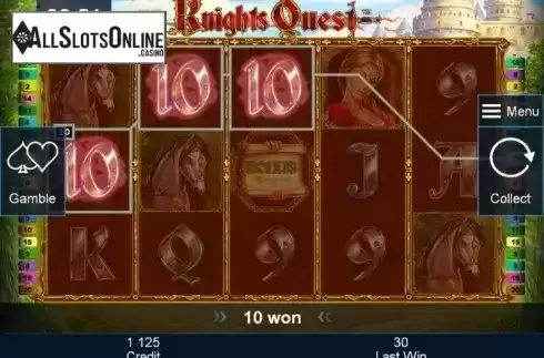 Win. Knights Quest from Greentube