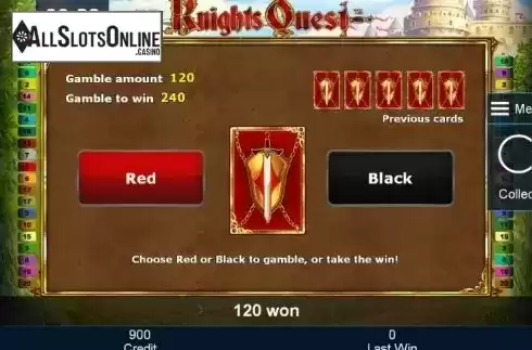 Double Up. Knights Quest from Greentube