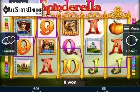 Win. Spinderella from Greentube