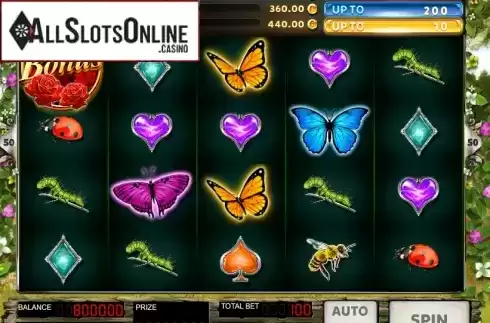 Game Workflow screen. 3 Butterflies from Red Rake