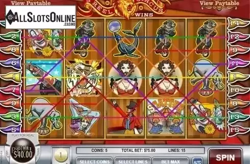 Screen3. 5 Reel Circus from Rival Gaming