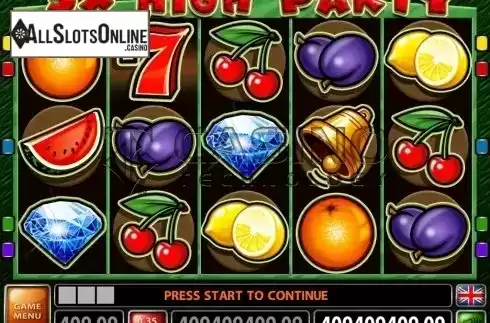 Screen2. 5X High Party from Casino Technology