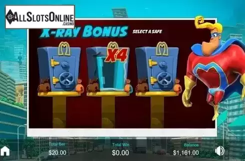 X-ray bonus screen 3. Multiplier Man from Revolver Gaming