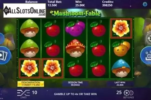 Win Screen. Mushroom Fable from DLV