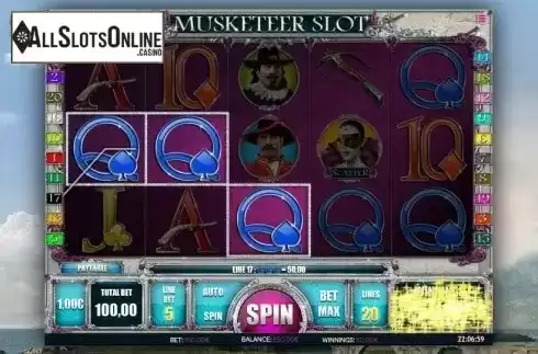 Win. Musketeer Slot from iSoftBet